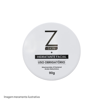 Creme Hidratante Facial Z Skin Zanphy 90g com Ácido Hialurônico