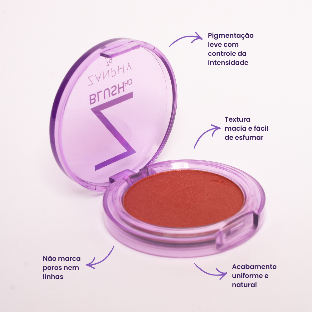 Blush HD Linha Pele - Realce