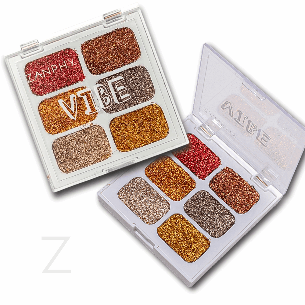 Paleta de Glitter Vibe - 03 Vermelho