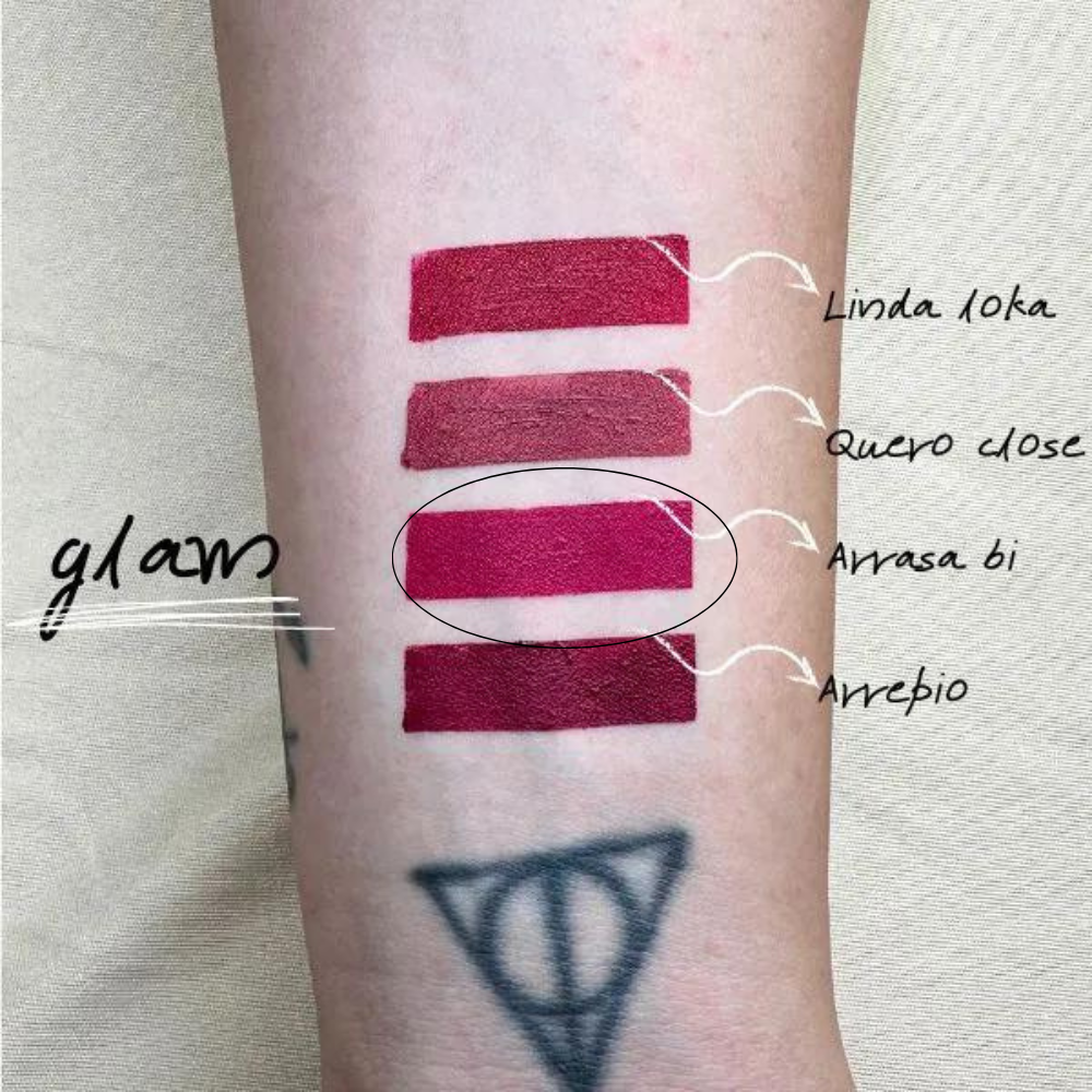 Batom Líquido Glam Matte - Arrasa Bi