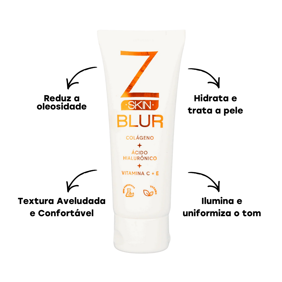 Blur Facial Ácido Hialurônico + Vitamina C