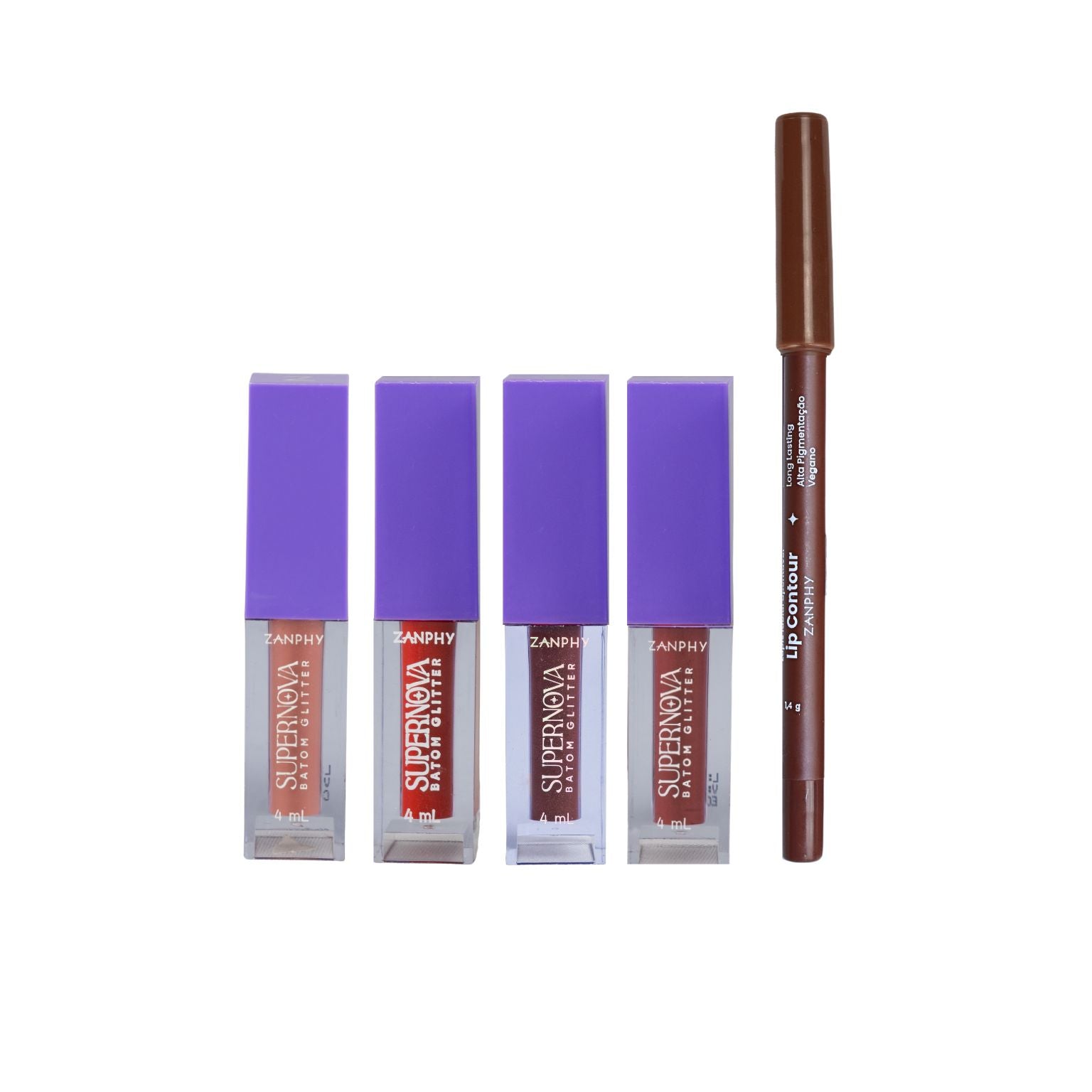 Kit 4 Batons Supernova + Lápis Foxy