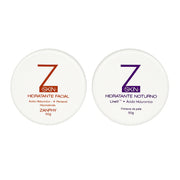 Kit Hidratante Facial Zkin Dia & Noite 90g cada