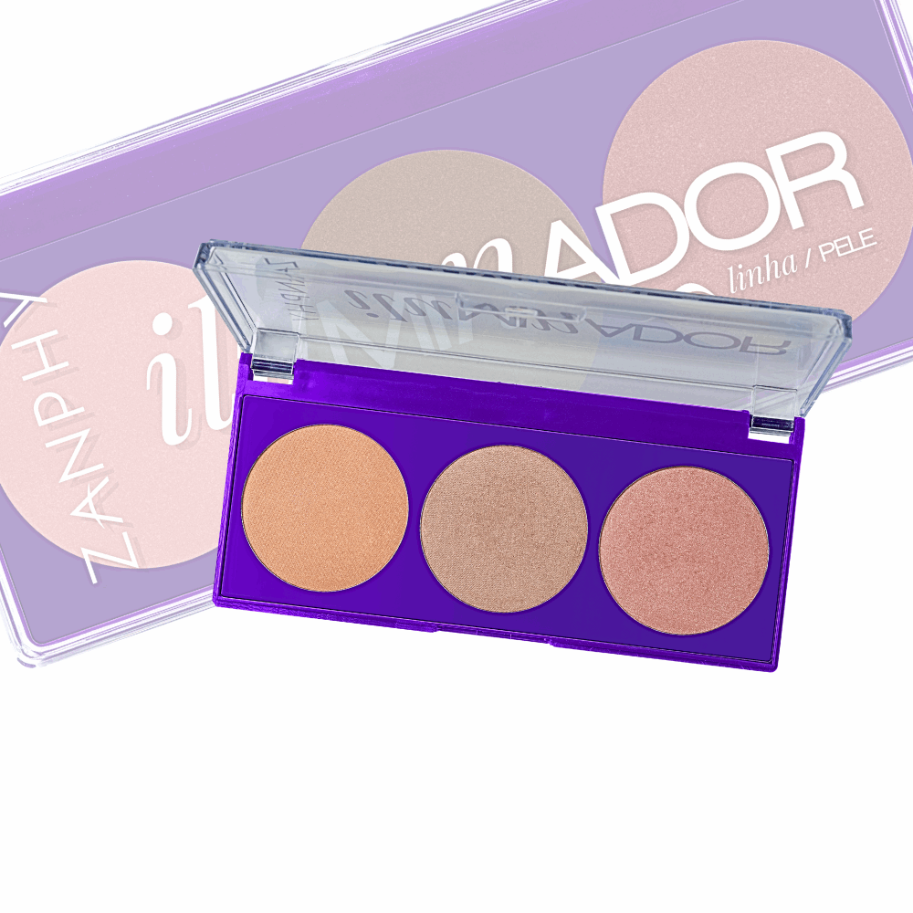 Paleta de Iluminador Trio Linha Pele