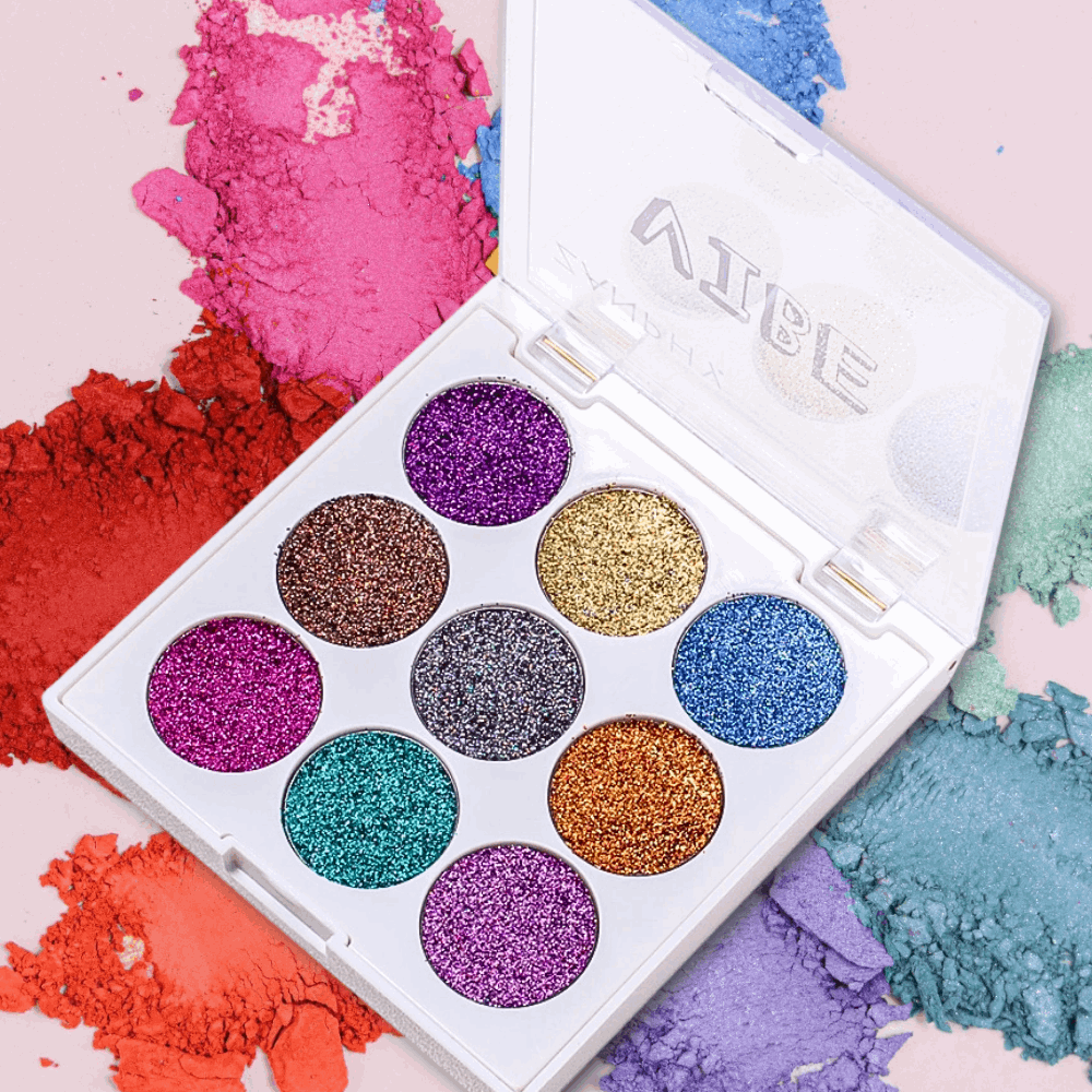 Paleta de Glitter Linha Holográfica