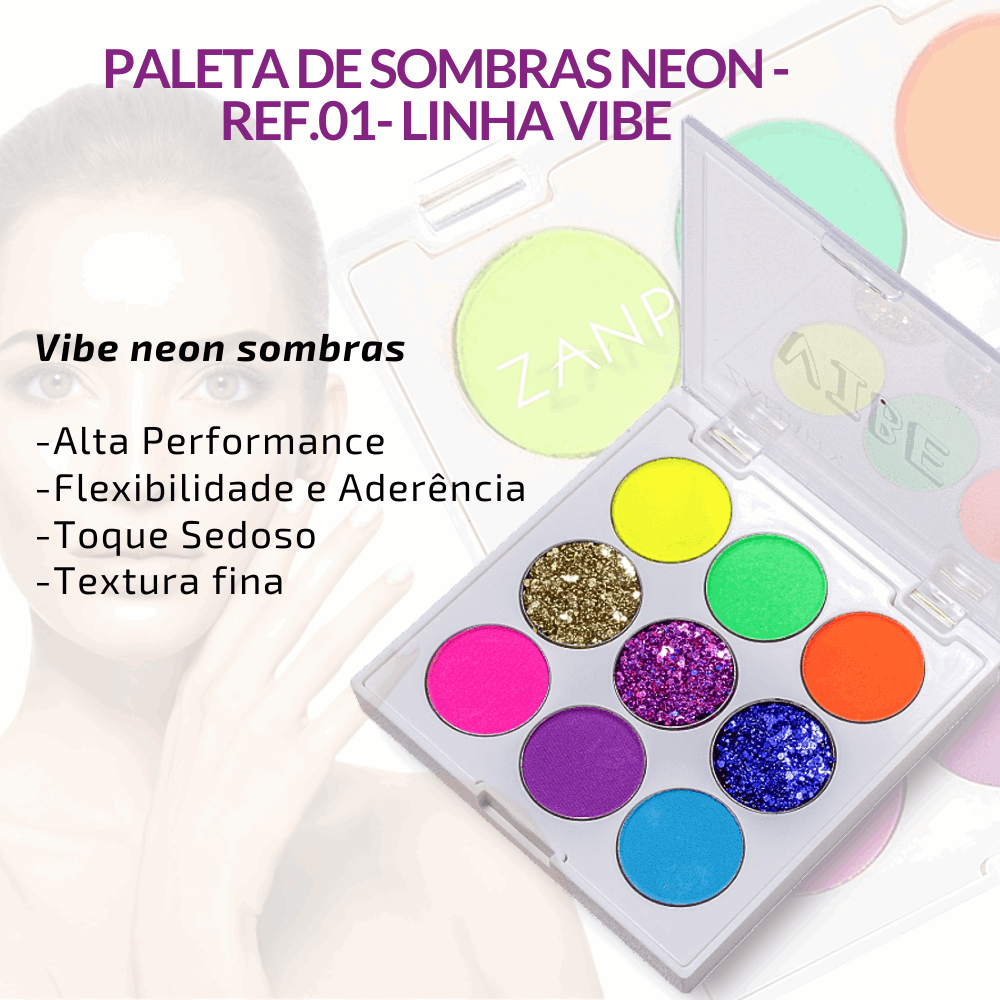 Paleta de Sombras Neon Vibe - 01