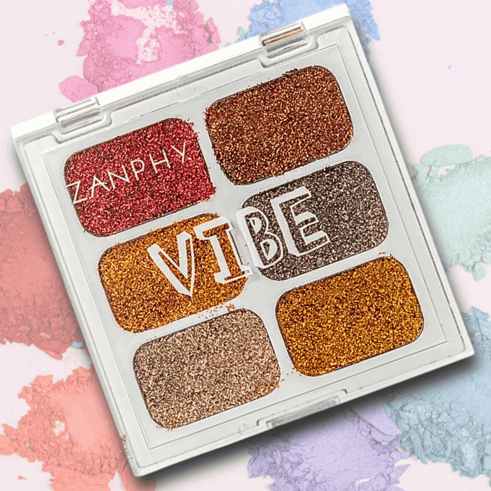 Paleta de Glitter Vibe - 03 Vermelho