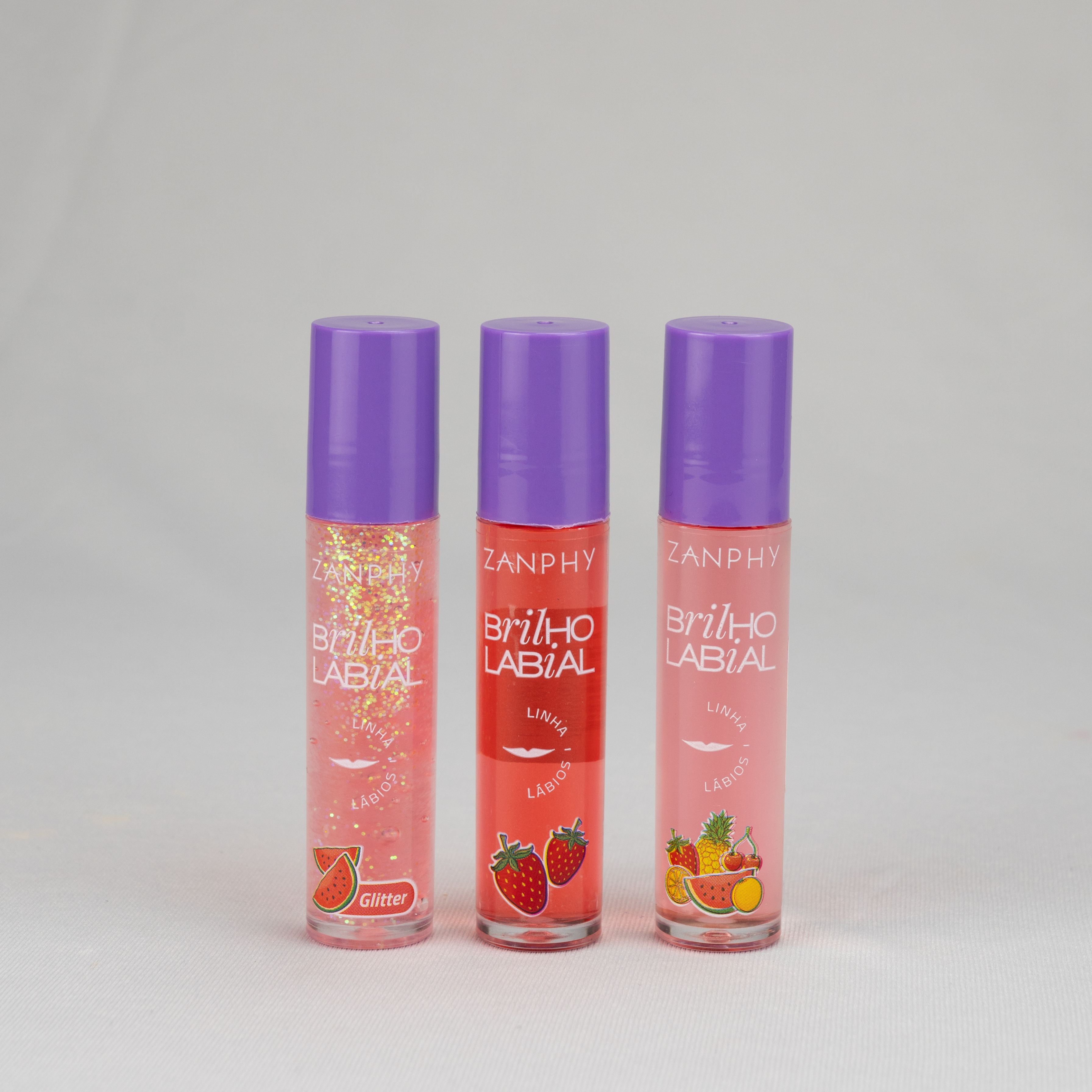 Brilho Labial Roll-on Melancia Glitter