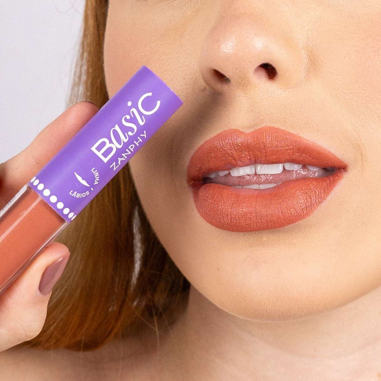 Batom Líquido Basic  - Nude Gelo