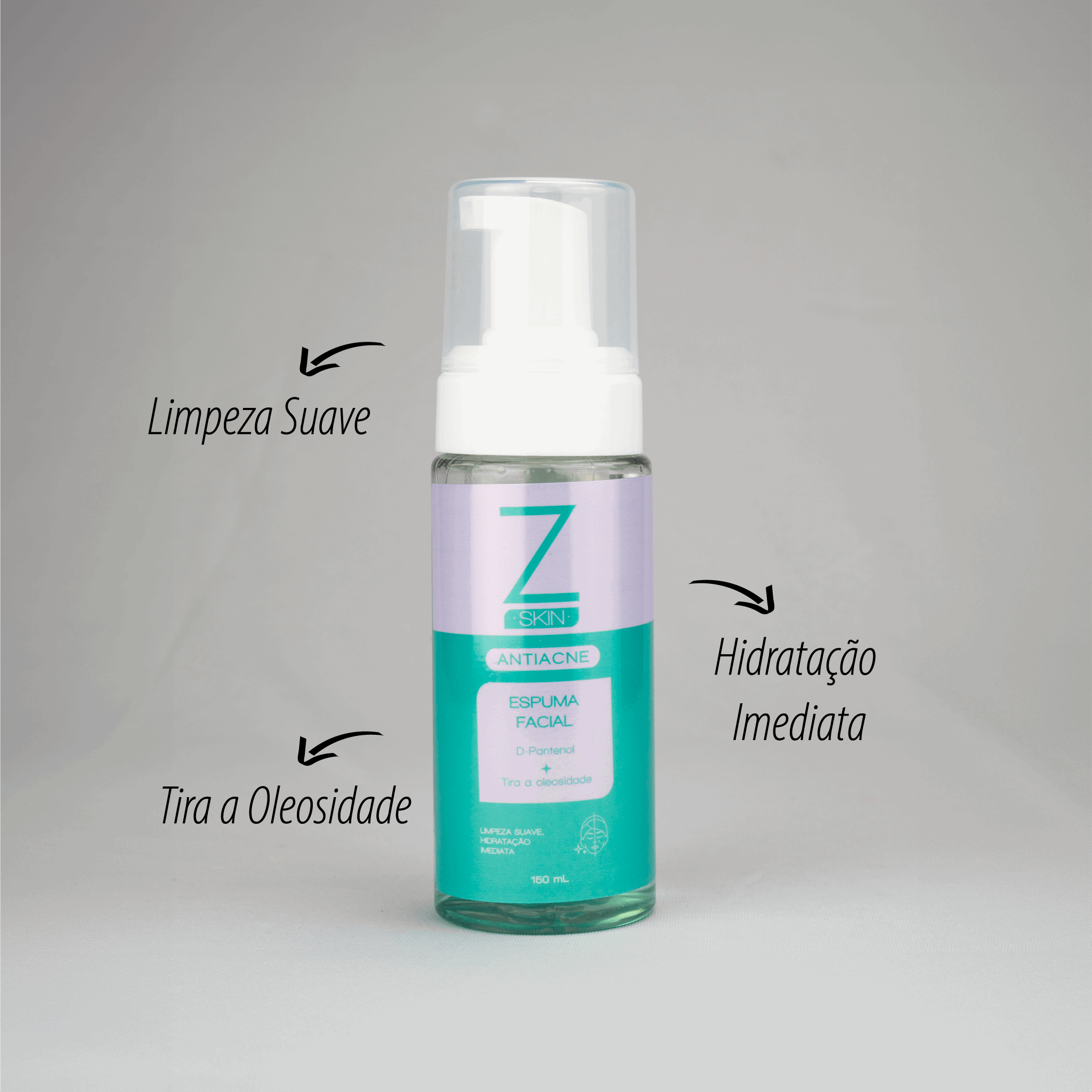Espuma Facial Antiacne 150ml Z Skin