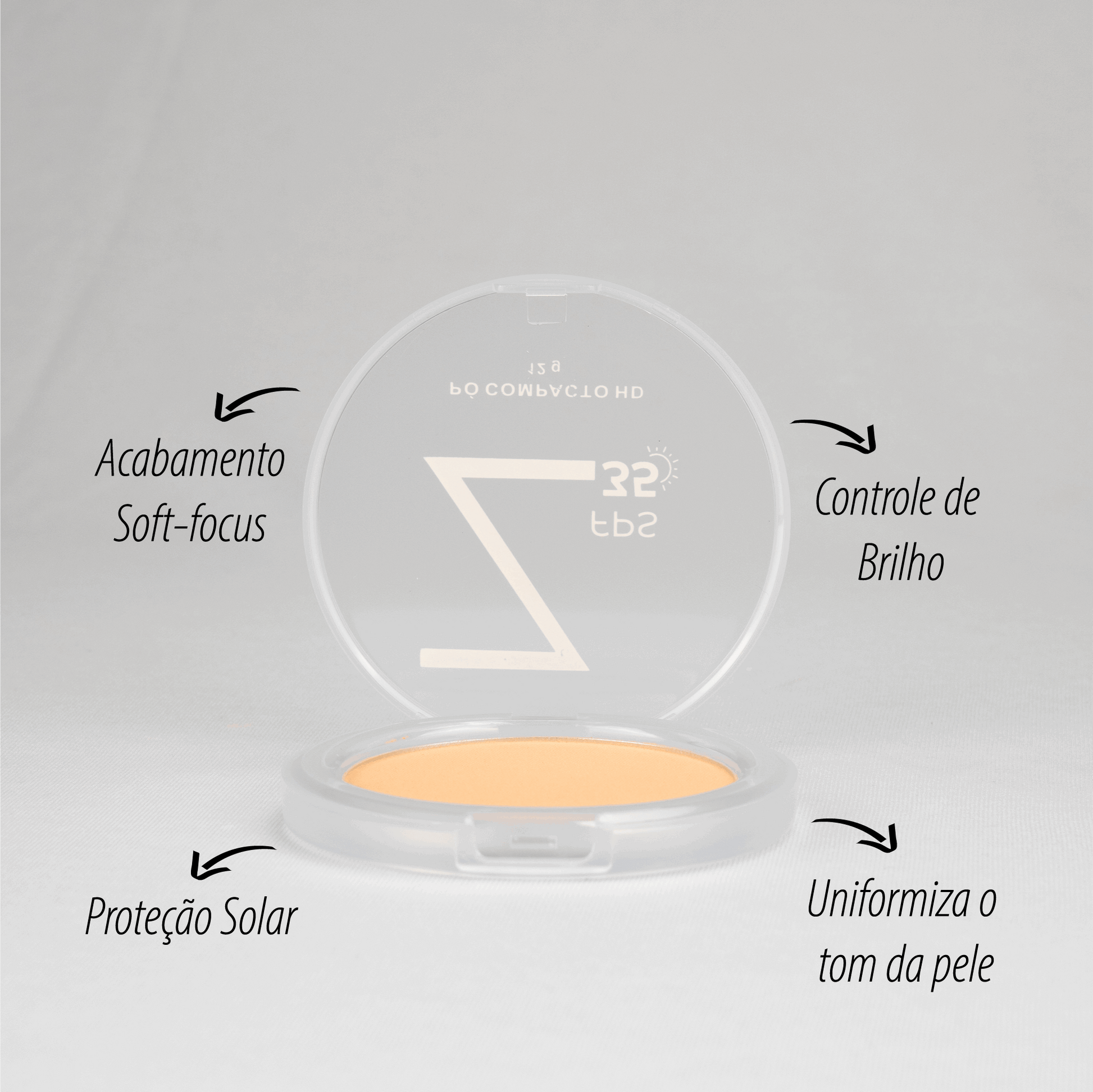 Pó Compacto FPS 35 - Bege