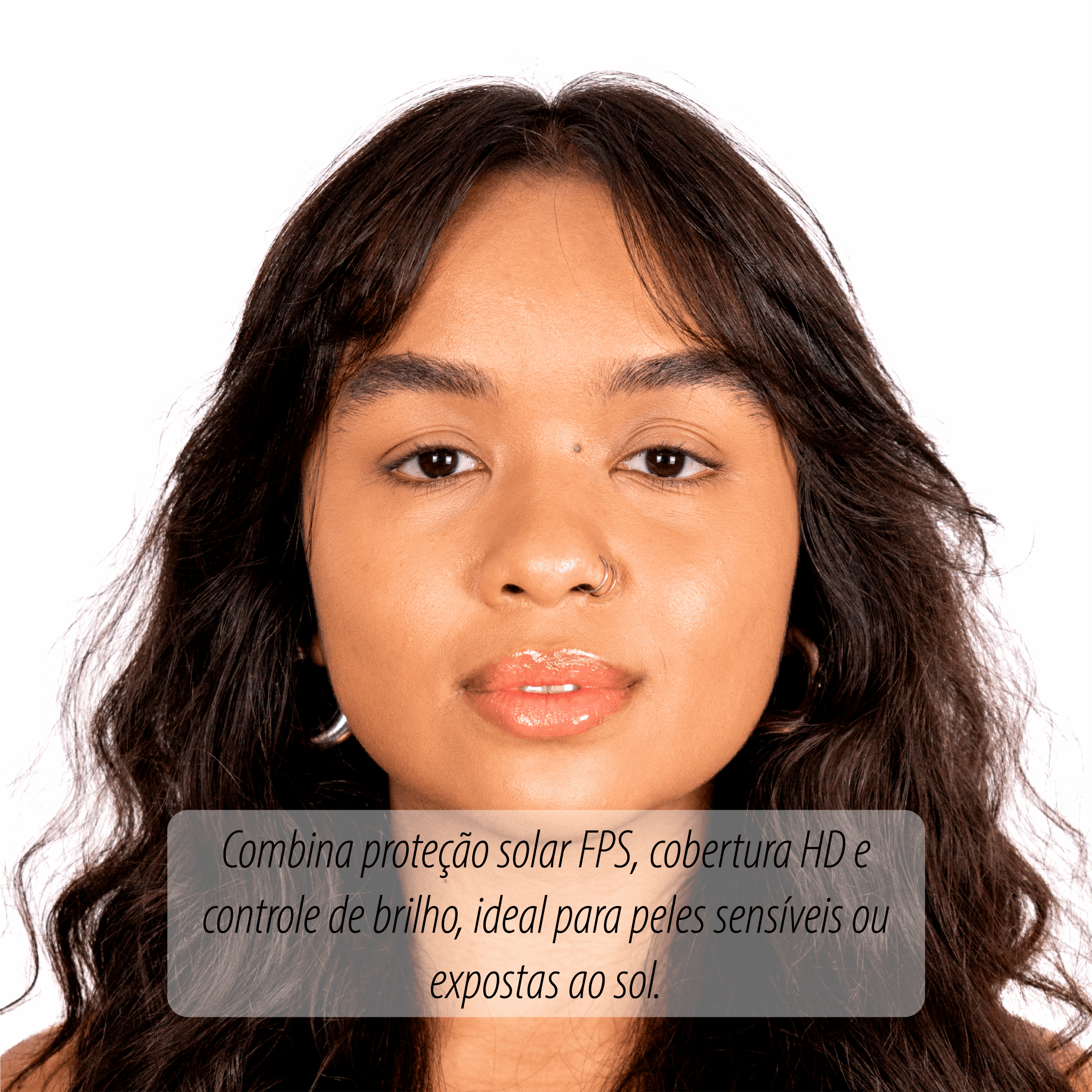 Pó Compacto FPS 35 - Avelã