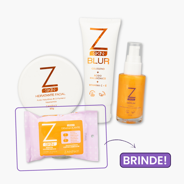 Kit Hidratação e Nutrição Zanphy | Skincare Completo com Sérum