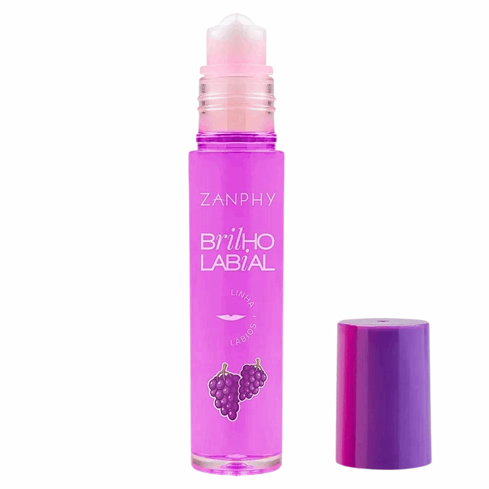 Brilho Labial Rollon Linha Lábios - Uva