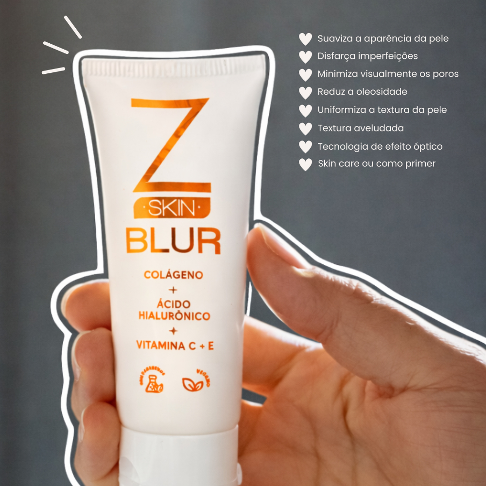 Primer Facial Blur Zanphy com Colágeno e Vitaminas C e E
