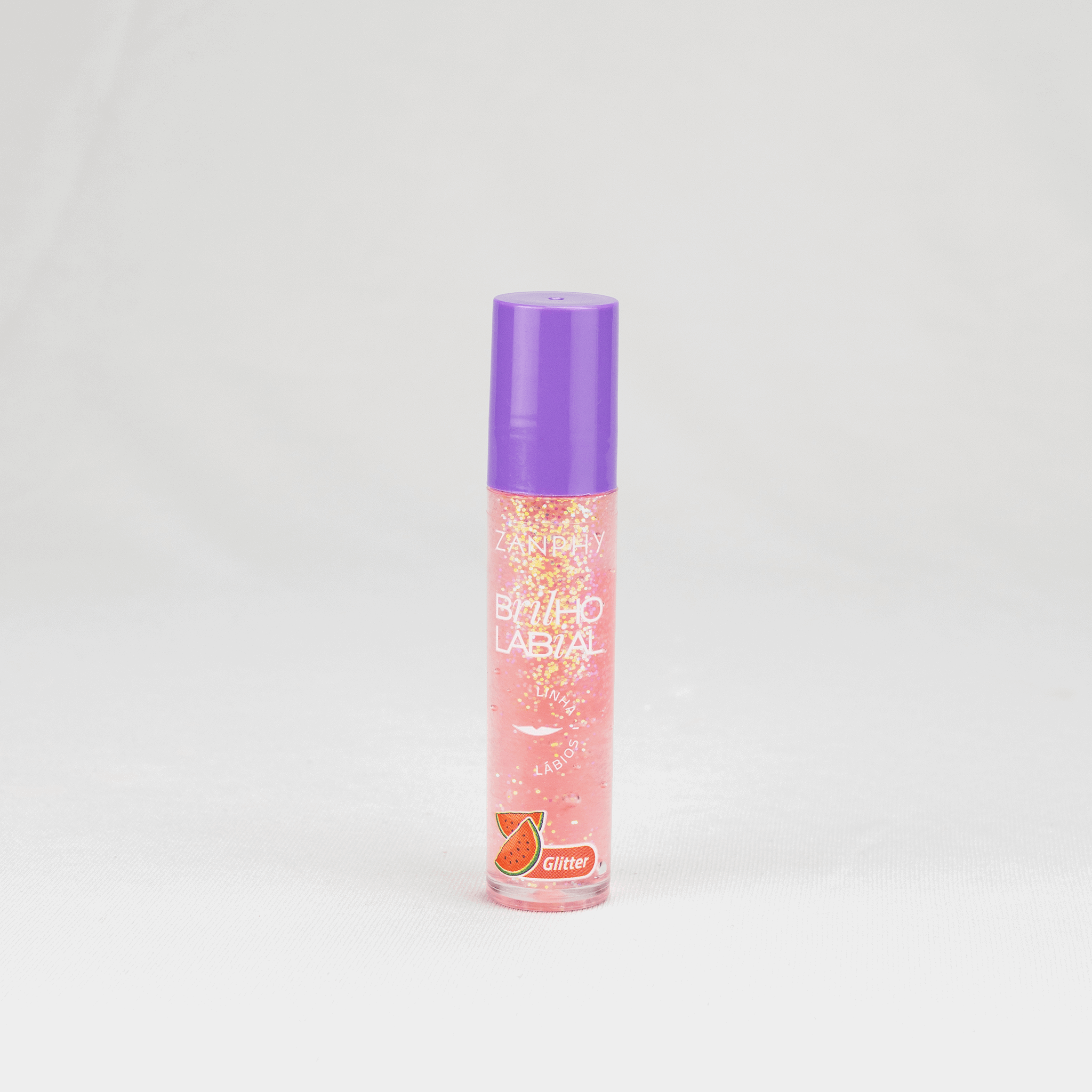 Brilho Labial Roll-on Melancia Glitter
