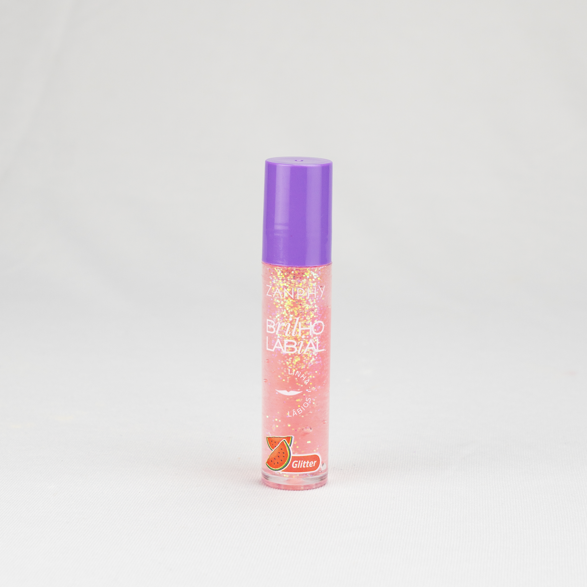 Brilho Labial Roll-on Melancia Glitter