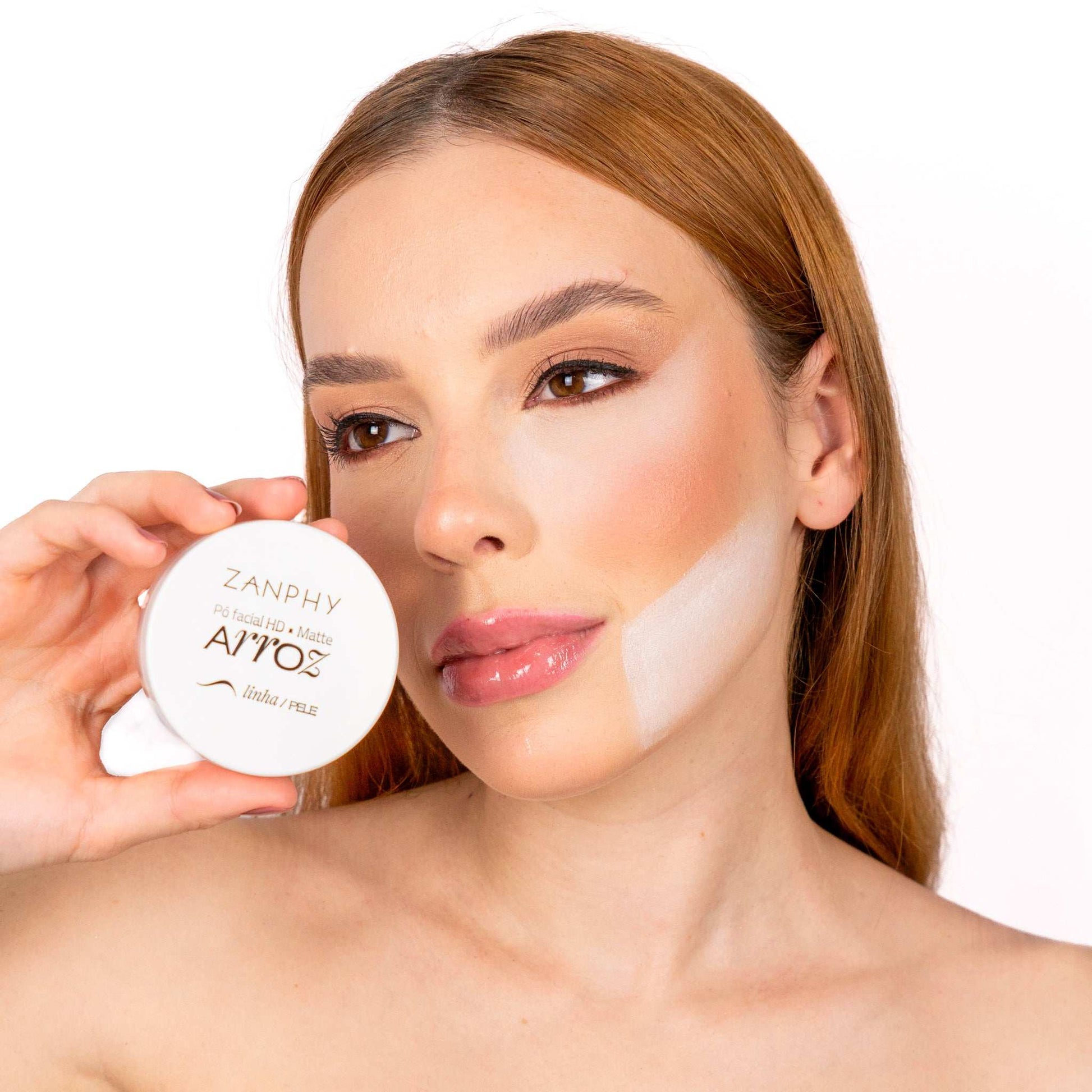 Pó Facial HD Matte Linha Pele - Arroz