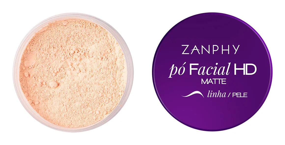 Pó Facial HD Matte Linha Pele - Escuro