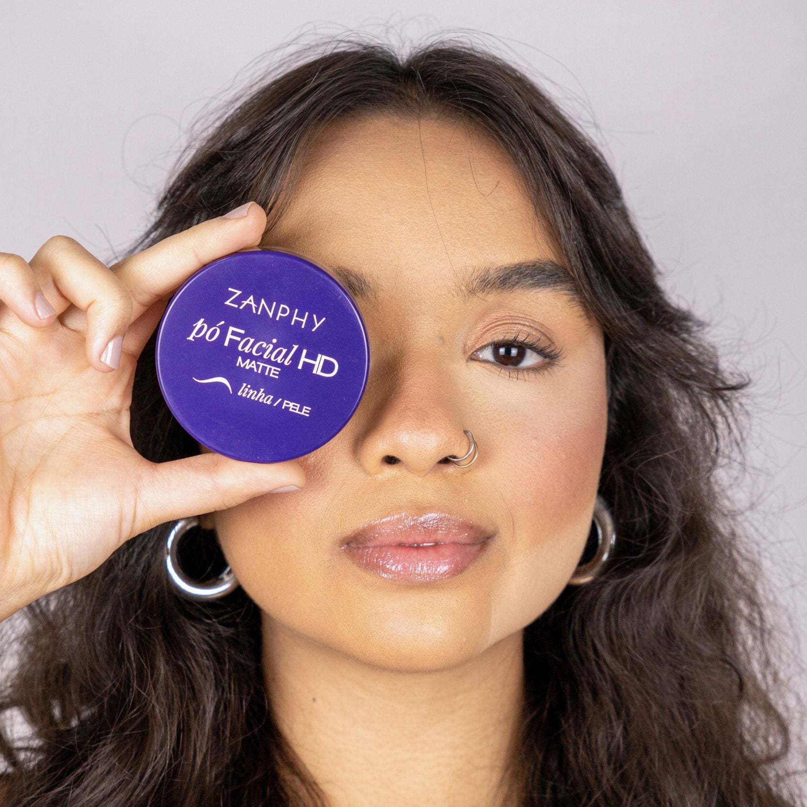 Pó Facial HD Matte Linha Pele - Escuro