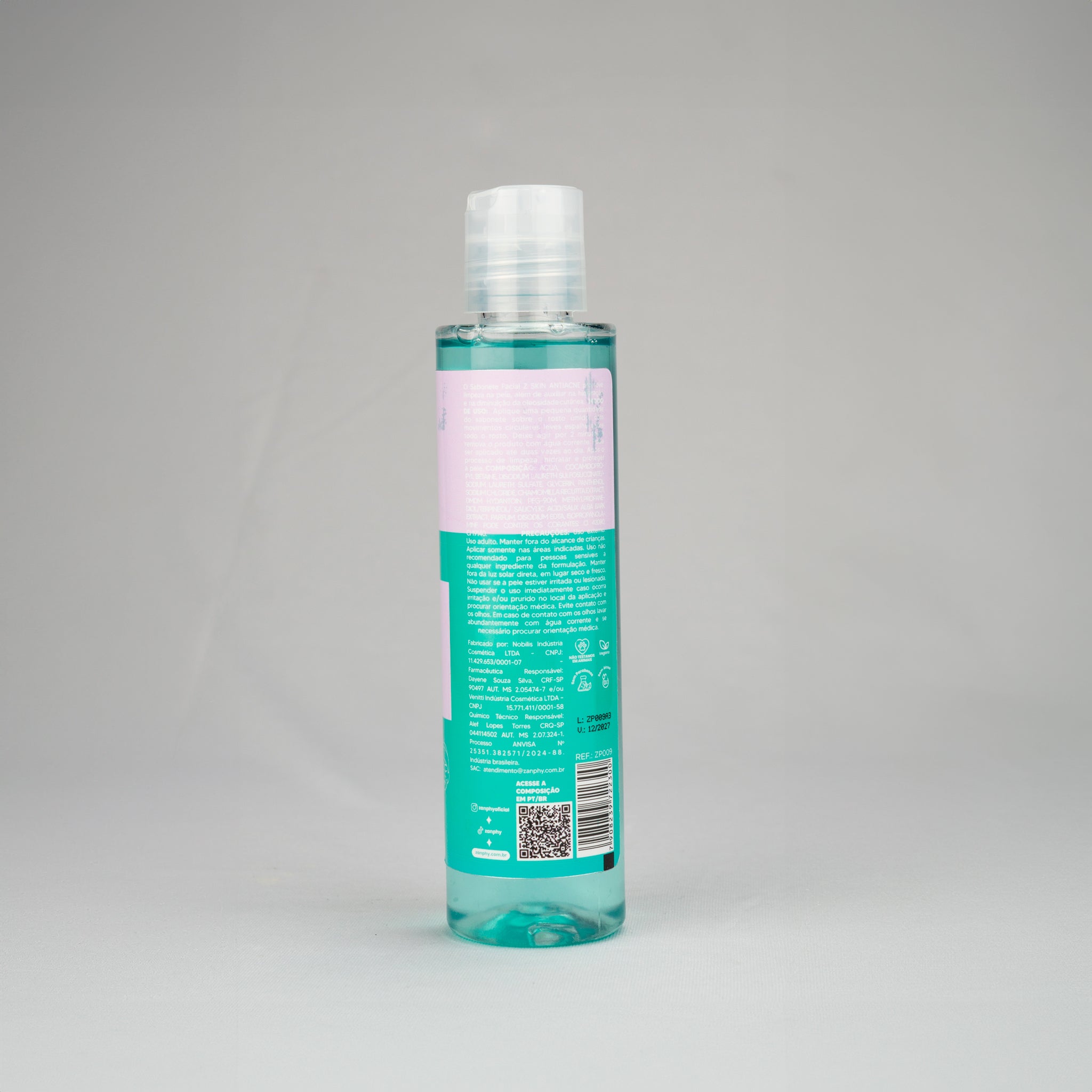Sabonete Líquido Antiacne 150ml Z Skin